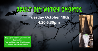 Adult DIY Witch Gnomes