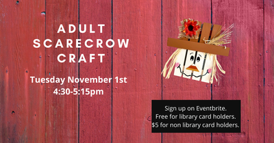 Adult Scarecrow Craft Adult Scarecrow Craft