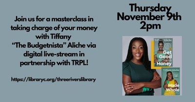 Author Talk w/Tiffany Aliche Author Talk w/Tiffany Aliche