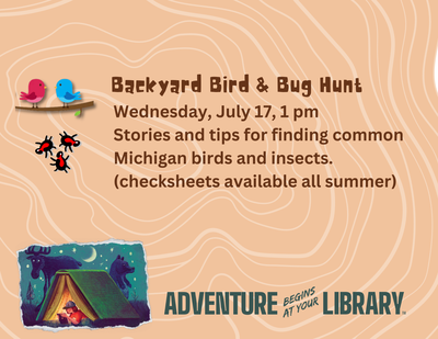 Backyard Bird & Bug Hunt Backyard Bird & Bug Hunt