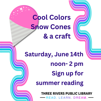 Cool Colors Summer Reading Sign Up Party