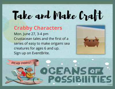 Crabby Characters and a Craft Crabby Characters and a Craft