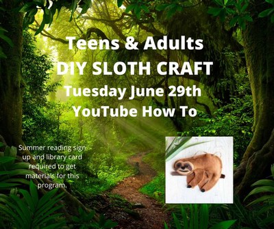 DIY Felt Sloth Craft