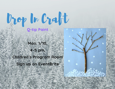 Drop-In Craft: Q-Tip Painting Drop-In Craft: Q-Tip Painting