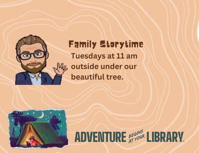 Family Storytime with Mr. B! Family Storytime with Mr. B!