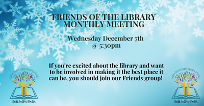 Friends of the Library Meeting Friends of the Library Meeting