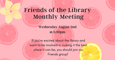 Friends of the Library Meeting Friends of the Library Meeting