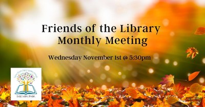 Friends of the Library Meeting Friends of the Library Meeting