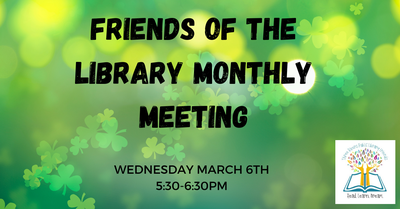 Friends of the Library Meeting Friends of the Library Meeting