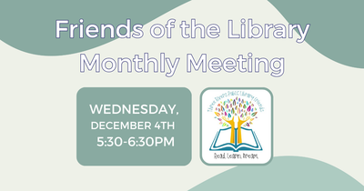 Friends of the Library Meeting Friends of the Library Meeting