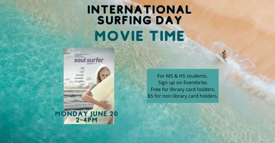 International Surfing Day - Soul Surfer Movie Time
