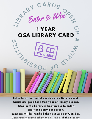 Library Card Giveaway!