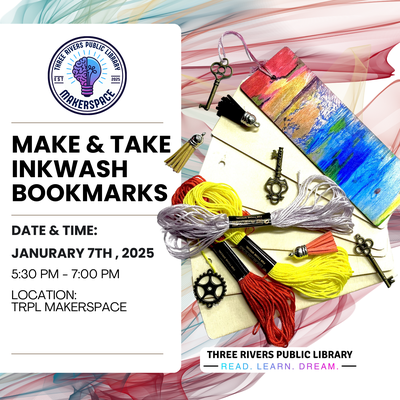 Make & Take, Ink Wash Bookmarks Make & Take, Ink Wash Bookmarks