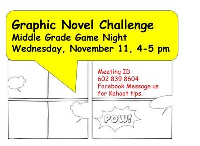 Middle Grade Game Night: Graphic Novel Challenge Middle Grade Game Night: Graphic Novel Challenge