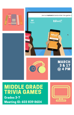 Middle Grade Zoom/Kahoot Games
