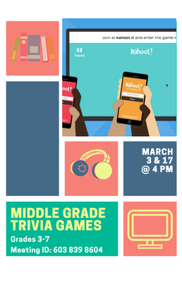 Middle Grade Zoom/Kahoot Games Middle Grade Zoom/Kahoot Games