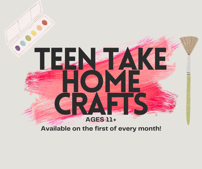 New Teen Take Home Craft New Teen Take Home Craft