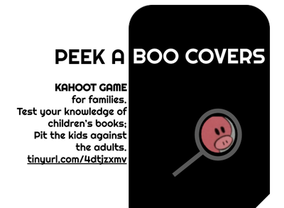 Peek-a-Boo Covers II: A Kahoot Game for Families