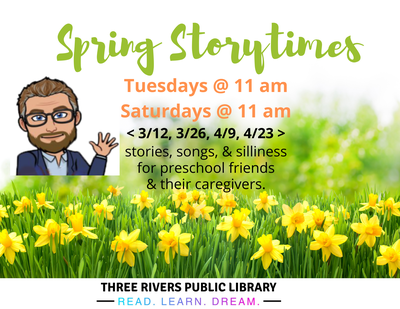 Preschool Storytime with Mr. B! Preschool Storytime with Mr. B!