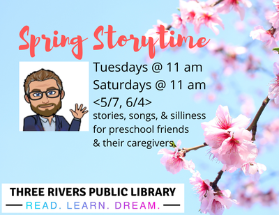 Preschool Storytime with Mr. B! Preschool Storytime with Mr. B!