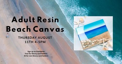 Resin Beach Canvas