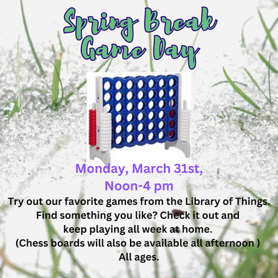Spring Break Game Day Spring Break Game Day