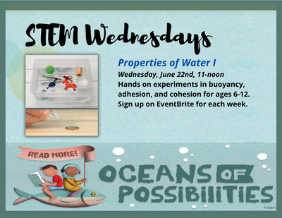 STEM Wednesdays: Properties of Water STEM Wednesdays: Properties of Water
