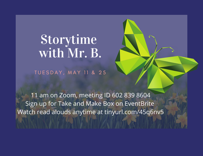 Story Time with Mr. B Story Time with Mr. B