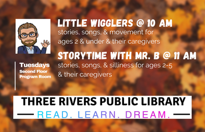 Story Time with Mr. B! Story Time with Mr. B!