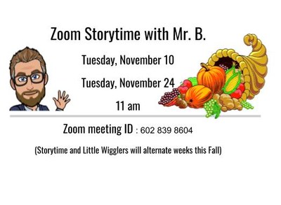 Story Time with Mr. B. Story Time with Mr. B.