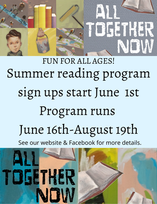 Summer Reading Sign-ups Begin! Summer Reading Sign-ups Begin!