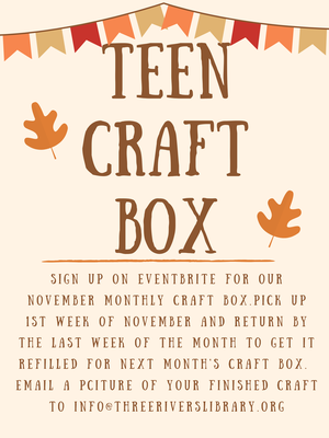 Teen Craft Box Teen Craft Box