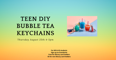 Teen DIY Bubble Tea Keychains Teen DIY Bubble Tea Keychains