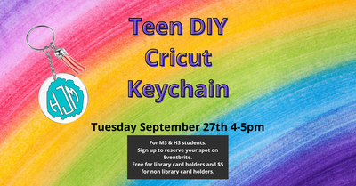 Teen DIY Cricut Keychains Teen DIY Cricut Keychains