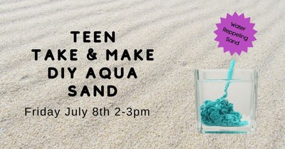 Teen Take & Make DIY Magic Sand