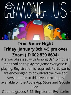 Teen Game Night: Among Us