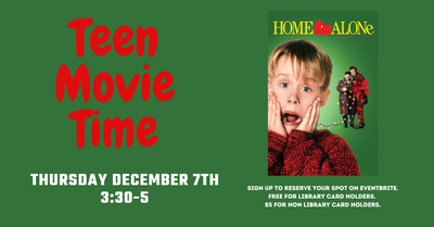 Teen Holiday Movie: Home Alone Teen Holiday Movie: Home Alone