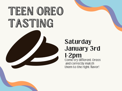 Teen Oreo Tasting Teen Oreo Tasting