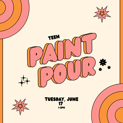 Teen Paint Pour