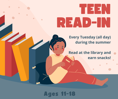 Teen Read-In Tuesdays Teen Read-In Tuesdays