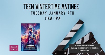 Teen Wintertime Matinee