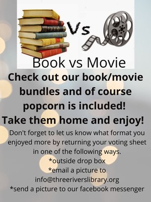 The Book Vs. The Movie: You Decide! The Book Vs. The Movie: You Decide!