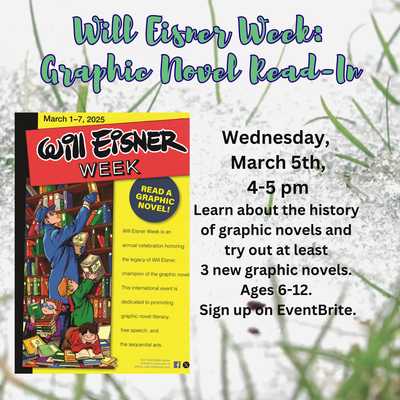 Will Eisner Week: Graphic Novel Read-In Will Eisner Week: Graphic Novel Read-In